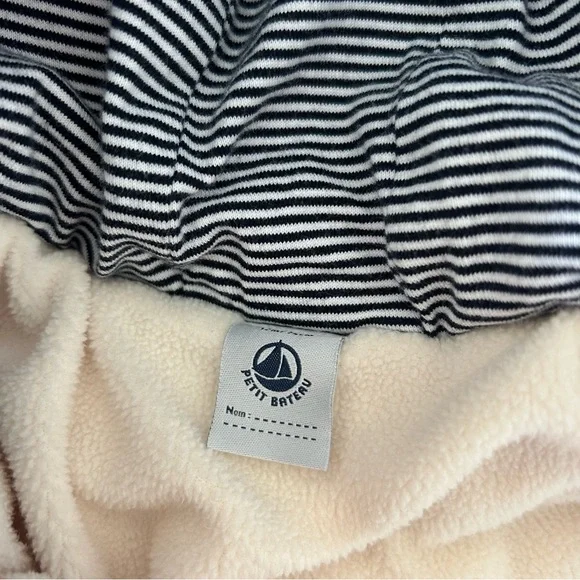Petit Bateau Baby Girl Hooded Puffer Jacket Sz 12months Rosewood